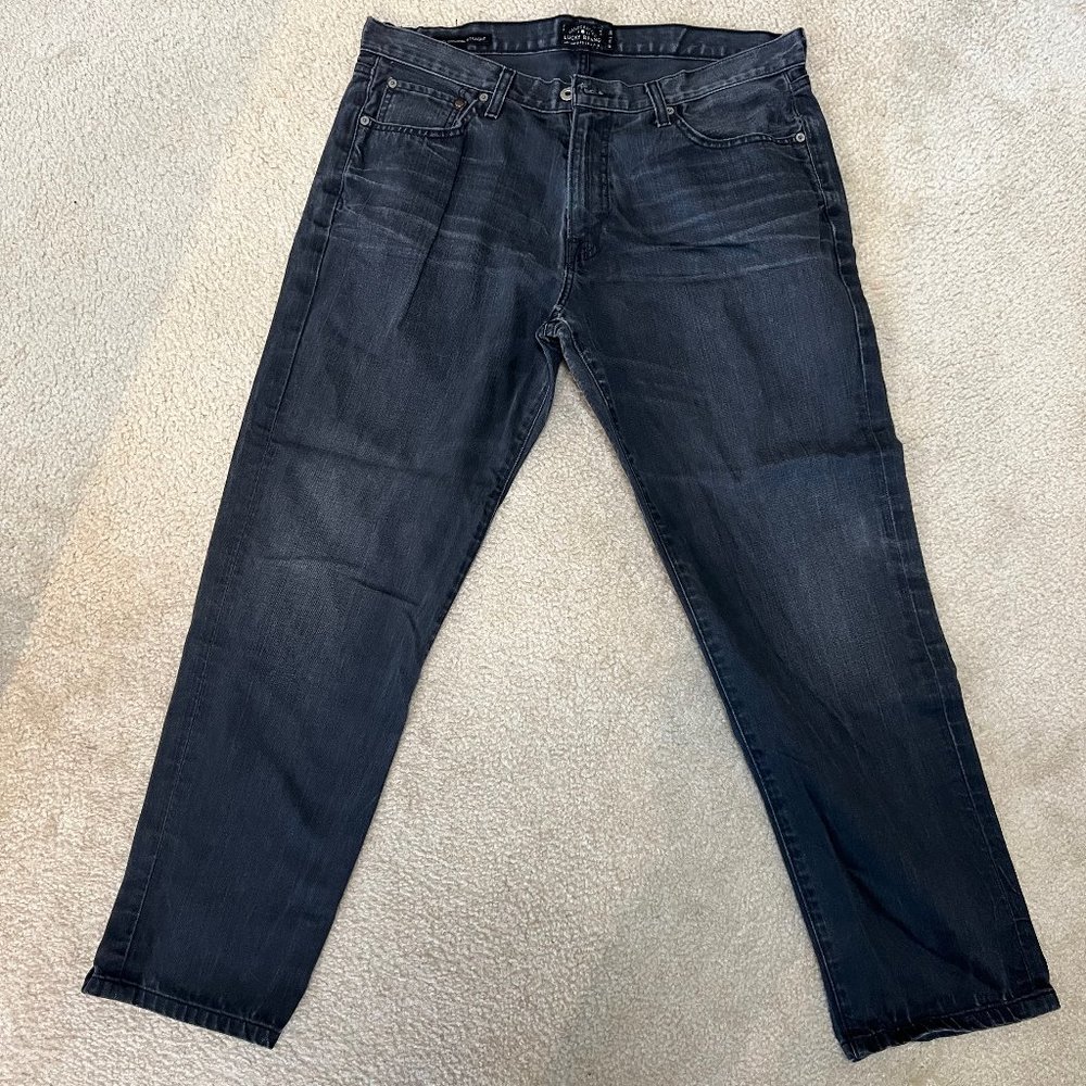 Lucky Brand Mens Jeans Size 36x30 (black)